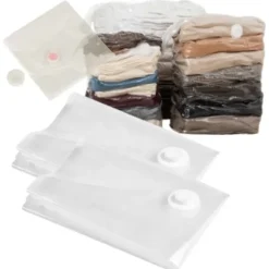 Vakuumpåsar för kläder 12 st 40x60, 3 st 50x70