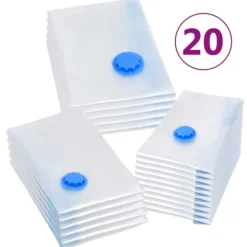 Vakuumpåsar till kläder 3 storlekar 20 st