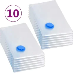 Vakuumpåsar till kläder 80x60 cm 10 st