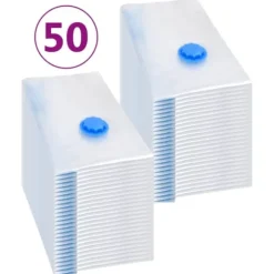 Vakuumpåsar till kläder 60x40 cm 50 st