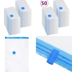 Vakuumpåsar till kläder 80x60 cm 50 st - Respåse - Respåsar - Home & Living