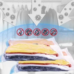 Vakuumpåse för Kläder Sängfiltar Skyddspåse 120x80 cm