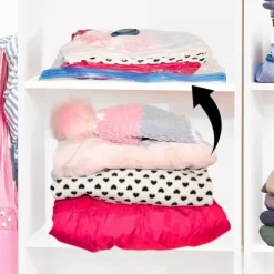 Vakuumpåse för Kläder Sängfiltar Skyddspåse 120x80 cm