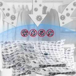 Vakuumpåse för kläder, sängkläder, filtar, lavendeldoftande 70x100