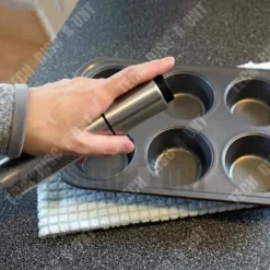 Vaporisator - TD® - Rostfritt stål - 100mL - Silver - Praktisk och hållbar