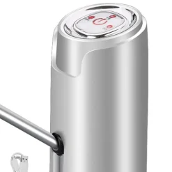 Vattendispenser ABS Elektrisk USB Intelligent Kvantitativ Spray Lack Dryckspump för utomhusbruk Silvery