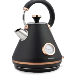 Vattenkokare med termometer 1,7L Berdsen BD-701 svart