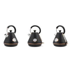 Vattenkokare med termometer 1,7L Berdsen BD-701 svart