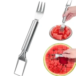 Vattenmelon vattenmelonskärare Skärare Frukter Gaffel Köksverktyg