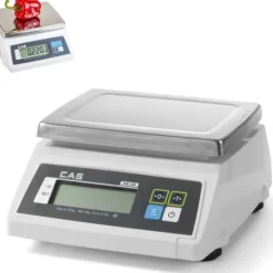 Vattentät köksvåg med legalisering 30kg / 10g - CAS 580387