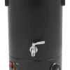 Vaxsmältare för ljustillverkning - Elektrisk vaxgryta 12 l - 1800 W - SUS304 rostfritt stål - Justerbar 30–110°C - Spänning 220–240 V, 50 Hz - Svart | CDON