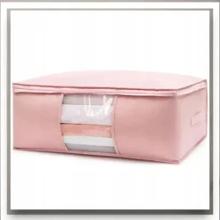 Överdrag för undersängkläder, klädpåse, mjuk rosa S