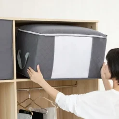 ÖVERDRAG TILL SÄNGÖVERDRAG TÄCKA för FÖRVARING Kuddar FILTAR Fönster 70x50x30cm