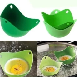 Verktyg Cook Ägg Pochera ägg Silikonkopp Äggform Köksredskap - Slumpmässig färg