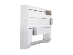 Väggmonterad 5-i-1 Kökshållare – För plastfolie & hushållspappers