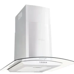 Väggmonterad köksfläkt 60 cm rostfritt stål 756 m³/h LED