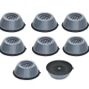 Vibrationsdämpande fötter till tvättmaskin/torktumlare Grå 8-pack