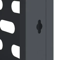 vidaXL Antracit Stål 90 x 40 x 60 cm Hållbar Luftkonditioneringsskydd