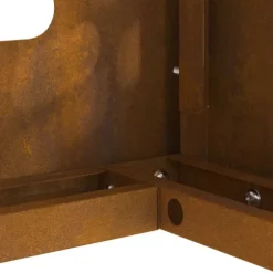 vidaXL Corten stål Väderbeständigt stål 110 x 50 x 80 cm Hållbar