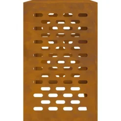vidaXL Corten stål Väderbeständigt stål 110 x 50 x 80 cm Hållbar