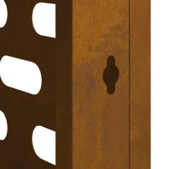 vidaXL Corten stål Väderbeständigt stål 110 x 50 x 80 cm Hållbar
