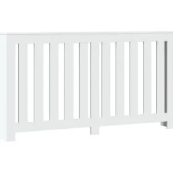 vidaXL Elementskydd vit 149x20x82 cm konstruerat trä