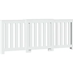 vidaXL Elementskydd vit 205x21,5x83,5 cm konstruerat trä