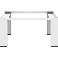 vidaXL Förhöjningssockel för tvättmaskin vit - Tvättmaskin & torktumlare