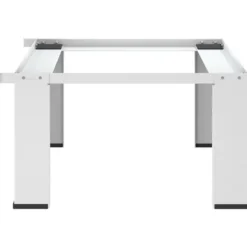 vidaXL Förhöjningssockel för tvättmaskin vit - Tvättmaskin & torktumlare