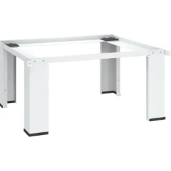 vidaXL Förhöjningssockel för tvättmaskin vit - Tvättmaskin & torktumlare