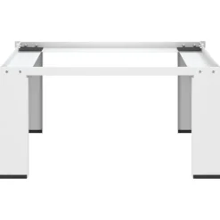 vidaXL Förhöjningssockel för tvättmaskin vit