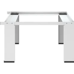 vidaXL Förhöjningssockel för tvättmaskin vit