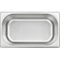 vidaXL Gastronormkantiner 8 st GN 1/4 100 mm rostfritt stål - Kokeribehållare