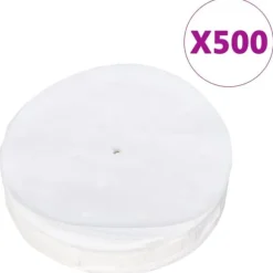 vidaXL Hamburgerpress med 500 pappersark aluminium 10 cm - Köksverktyg & köksgeråd