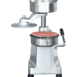 vidaXL Hamburgerpress med 500 pappersark aluminium 10 cm - Köksverktyg & köksgeråd