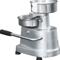 vidaXL Hamburgerpress med 500 pappersark aluminium 13 cm - Köksverktyg & köksgeråd