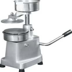 vidaXL Hamburgerpress med 500 pappersark aluminium 13 cm - Köksverktyg & köksgeråd