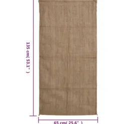 vidaXL Jutesäckar 5 st 65x135 cm 100% jute 340 gsm - Resväskor & väskor