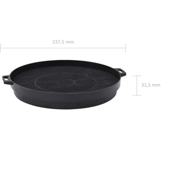 vidaXL Kolfilter 2 st 210 mm