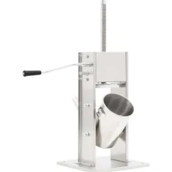 vidaXL Manuell korvstoppare Silver 3 L Rostfritt stål