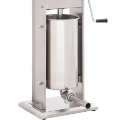 vidaXL Manuell korvstoppare 15 L rostfritt stål