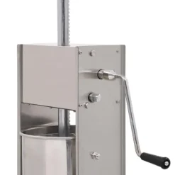 vidaXL Manuell korvstoppare 15 L rostfritt stål