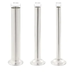 vidaXL Manuell korvstoppare 15 L rostfritt stål