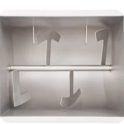 vidaXL Manuell köttblandare med lock Silver Rostfritt Stål