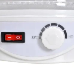 vidaXL Mattork 250 W 6 galler rund - Torkugnar