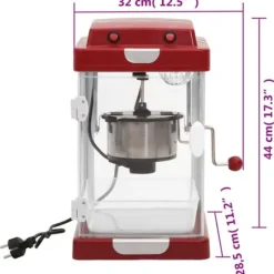 vidaXL Popcornmaskin 2,5 OZ - Popcornmaskiner