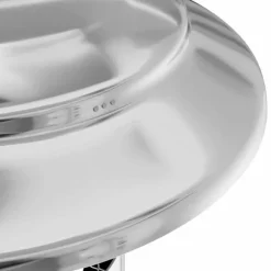 vidaXL Regnskydd Rör silver 25 x 25 x 20 cm Rostfritt stål