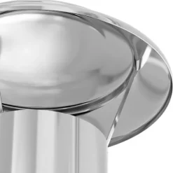 vidaXL Regnskydd Rör silver 25 x 25 x 20 cm Rostfritt stål