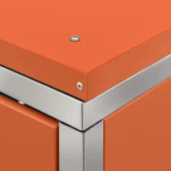 vidaXL Skjul till ett sopkärl 69x77,5x112,5 cm rostfritt stål - Ställningar till sopkärl