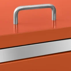 vidaXL Skjul till ett sopkärl 69x77,5x112,5 cm rostfritt stål - Ställningar till sopkärl